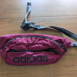 Adidas Maroon Waist Bag